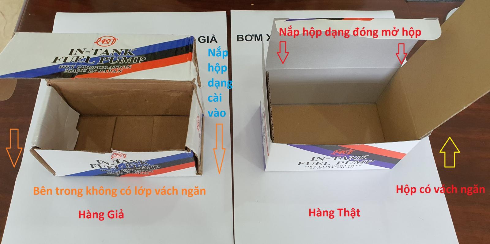 hộp giất bơm xăng HKT thật -giả 2